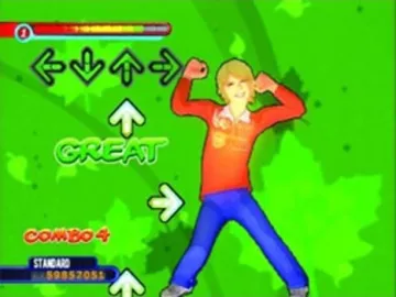 Dance Dance Revolution - Disney Channel Edition screen shot game playing
